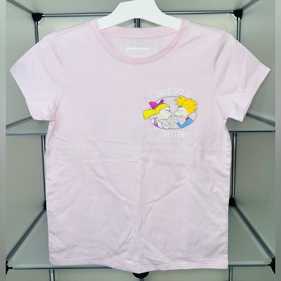 Nickelodeon Other - Nickelodeon Girls Do It Better Short Sleeve Rugrats T-Shirt Size M(7/8) Pink NWT